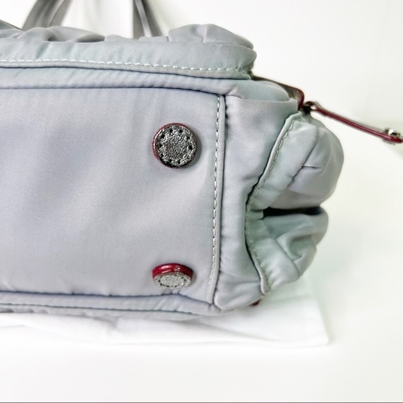 Mz Wallace Light Gray Tote Purse Silver - Picture 12 of 16